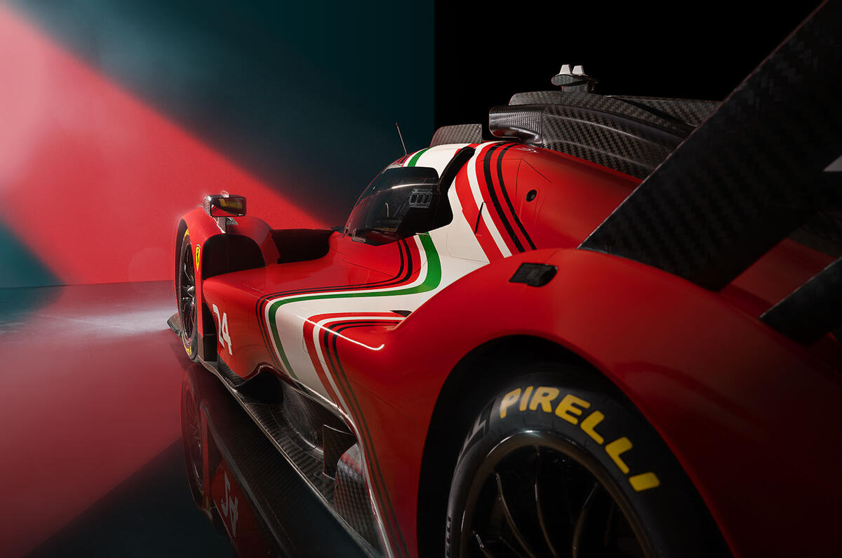 Ferrari 499P Modificata side left Ferrari 499P Modificata side left