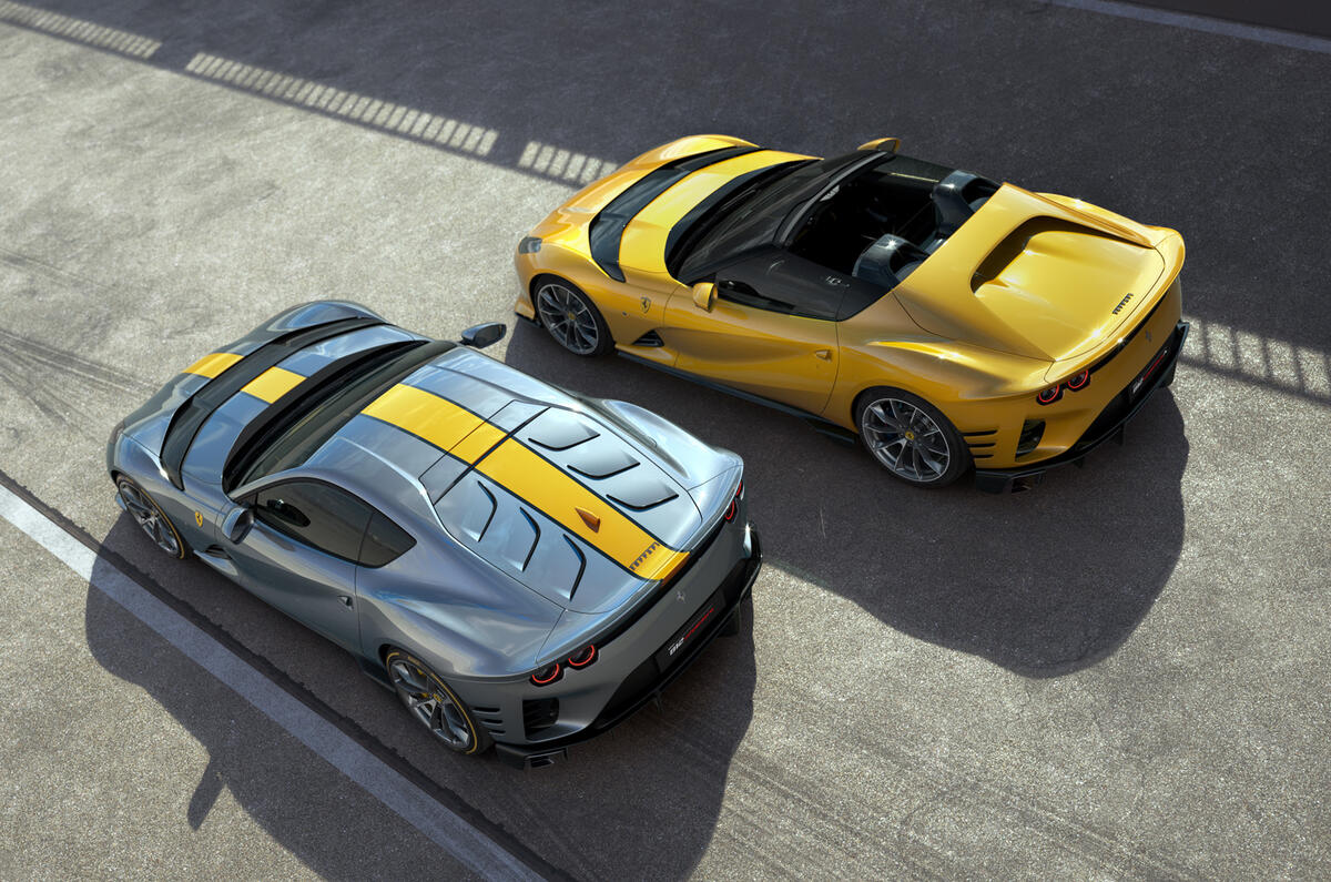 Ferrari 812 Competizione e 812 Competizione A Ferrari 812 Competizione e 812 Competizione A