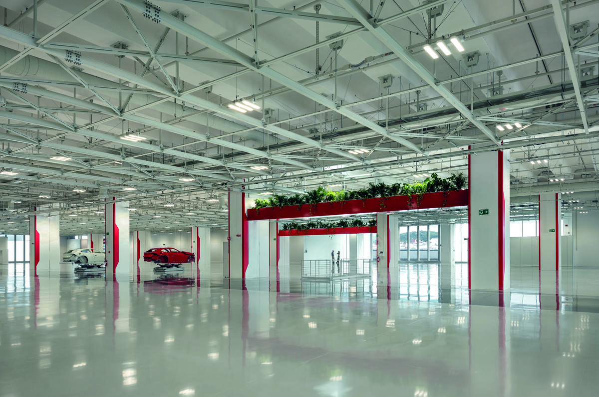 Ferrari E Building factory   assembly hall Ferrari E Building factory   assembly hall