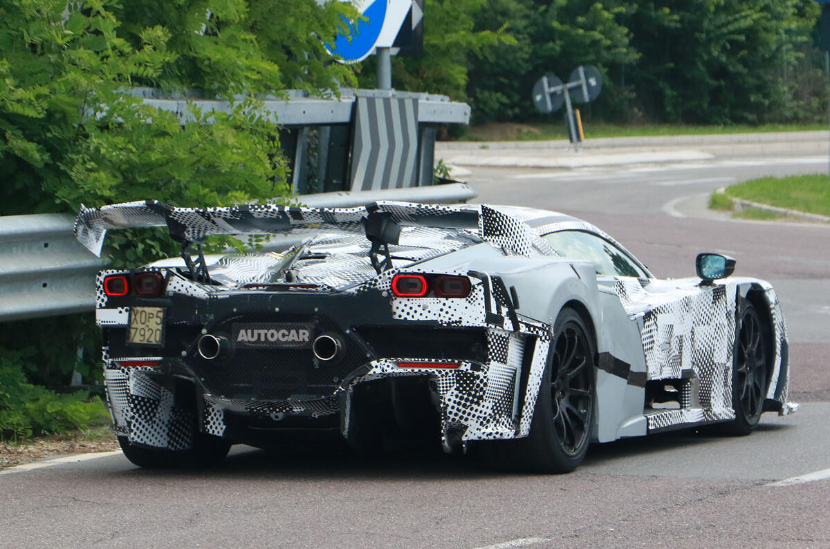 Ferrari F250 Hypercar rear Ferrari F250 Hypercar rear
