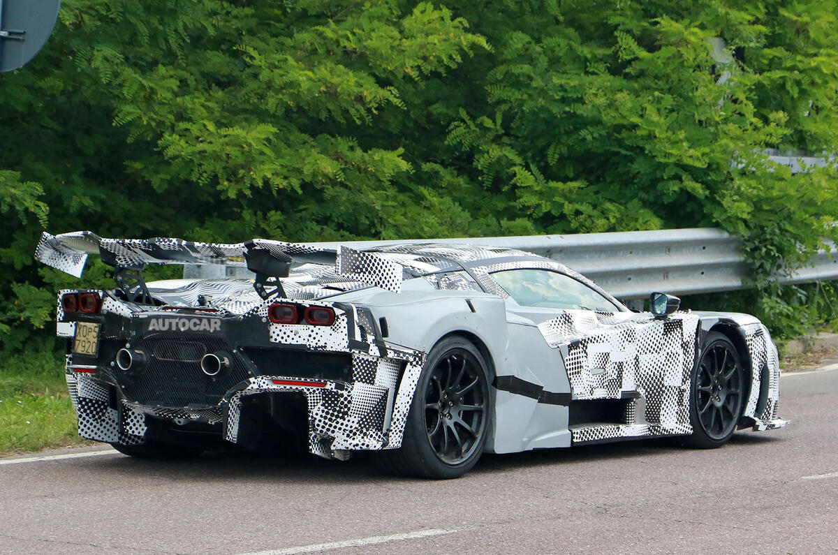 Ferrari F250 Hypercar rear three quarter Ferrari F250 Hypercar rear three quarter