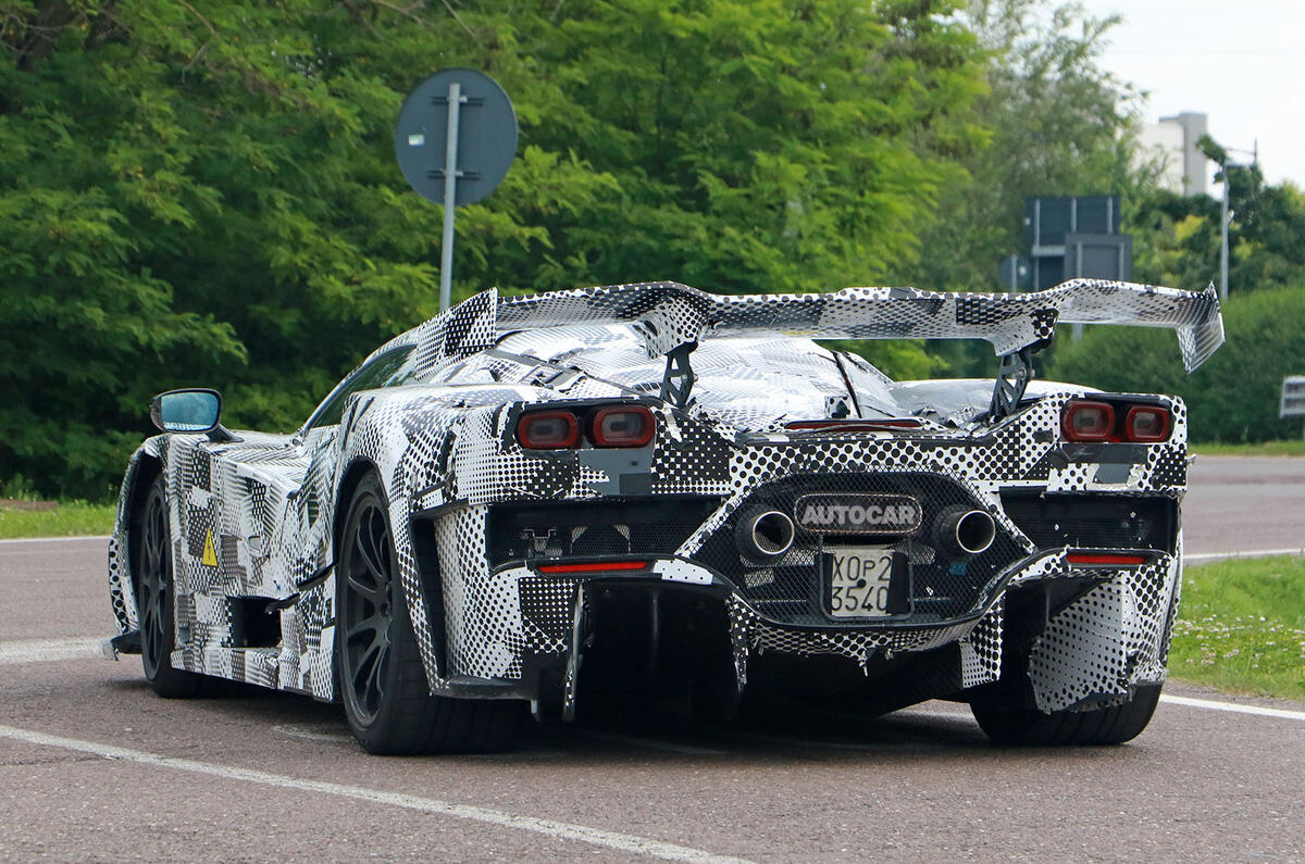 Ferrari F250 Hypercar rear three quarter left Ferrari F250 Hypercar rear three quarter left