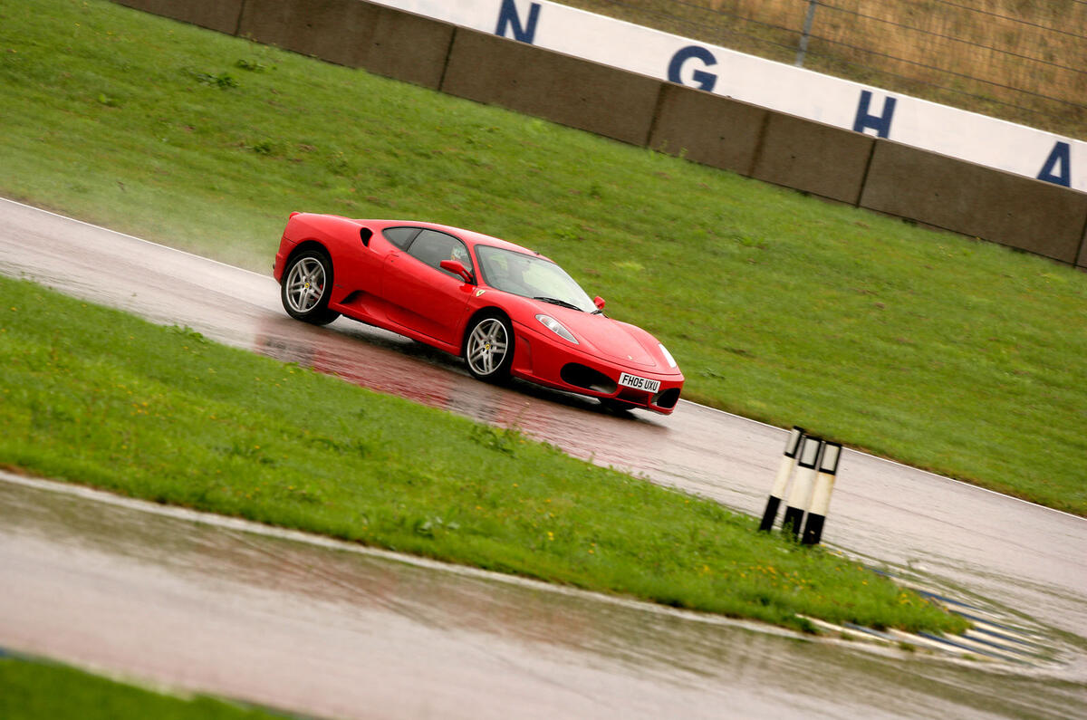 Ferrari F430 cornering