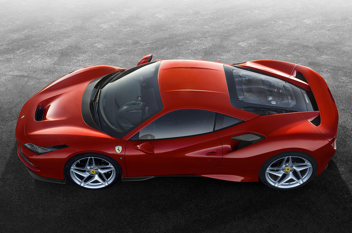 Ferrari F8 Tributo official press - top