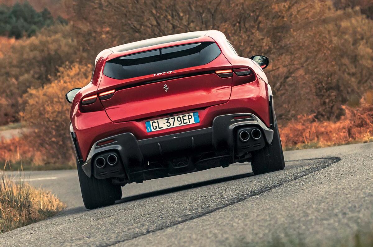 Ferrari Purosangue rear Ferrari Purosangue rear