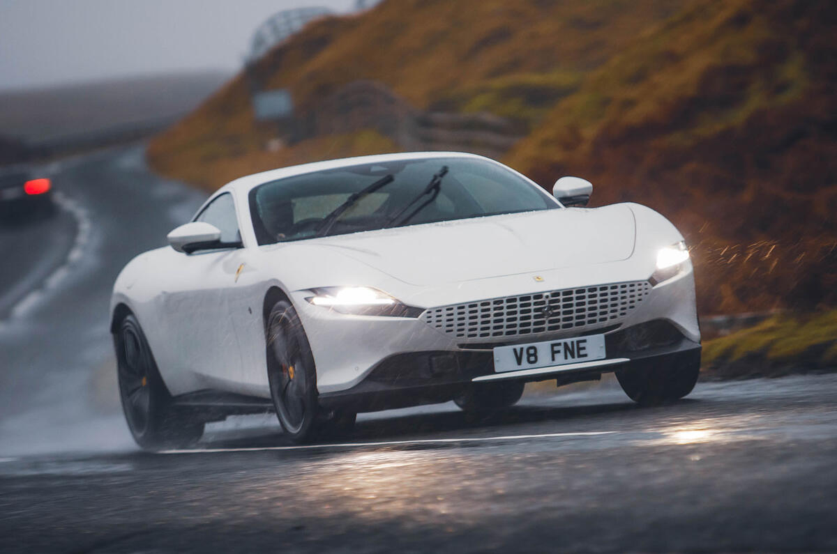 Ferrari Roma front three quarter