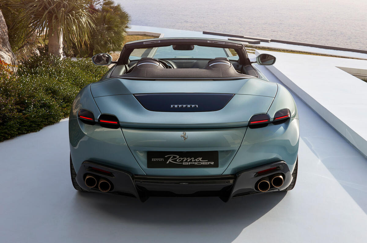 Ferrari Roma Spider rear Ferrari Roma Spider rear