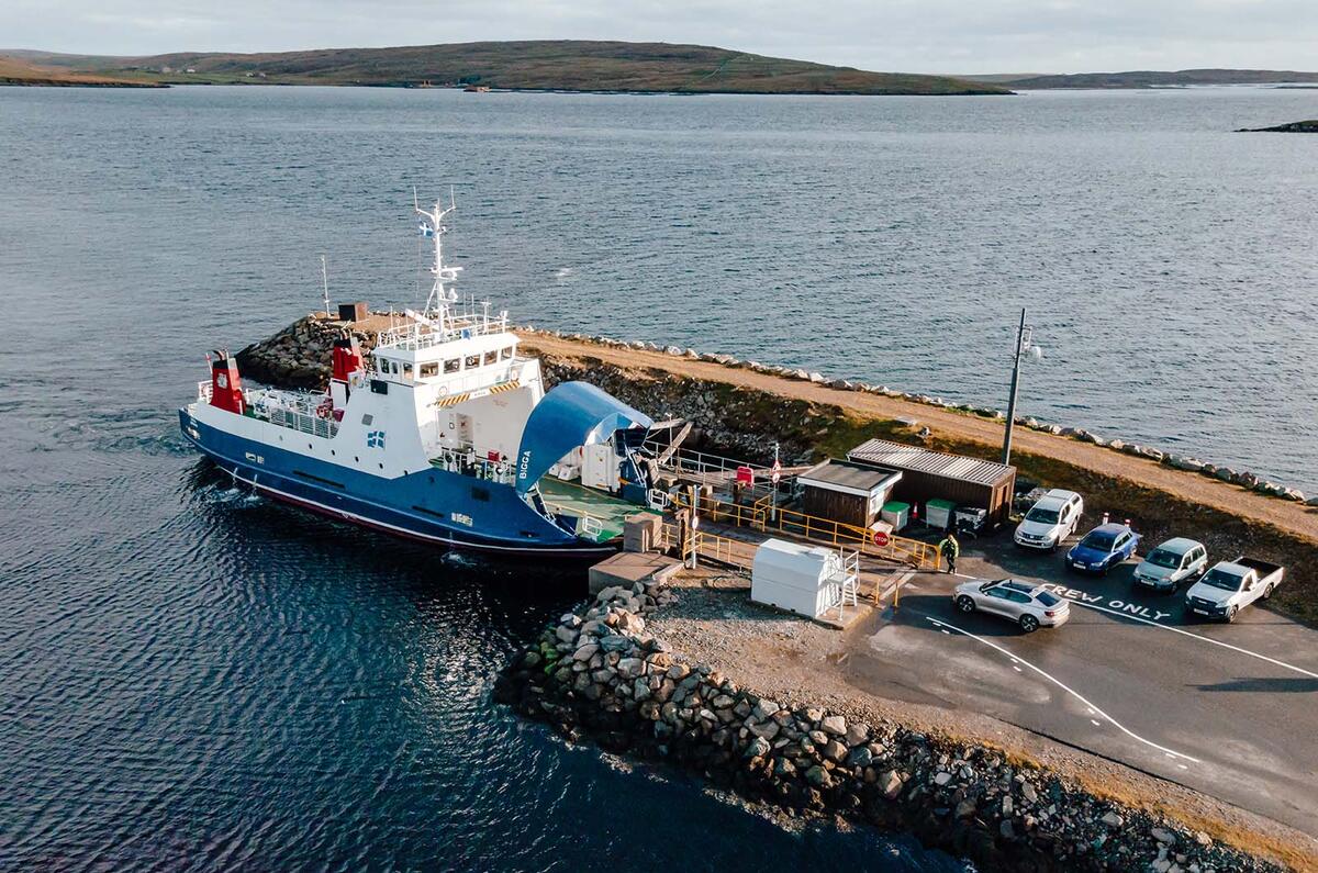 Ferry crossing to Unst