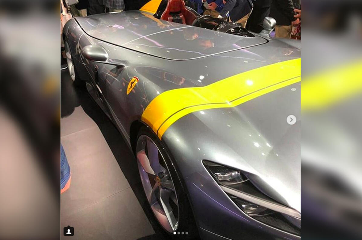 Ferrari Monza SP1 and SP2 leaked ahead of official premiere