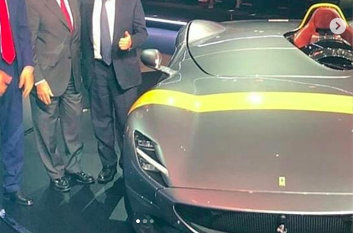 Ferrari Monza SP1 and SP2 leaked ahead of official premiere