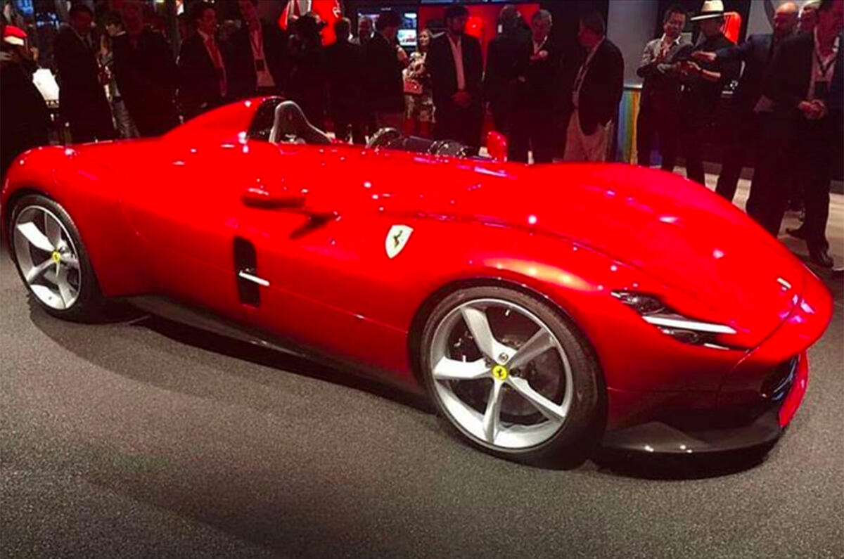 Ferrari Monza SP1 and SP2 leaked ahead of official premiere