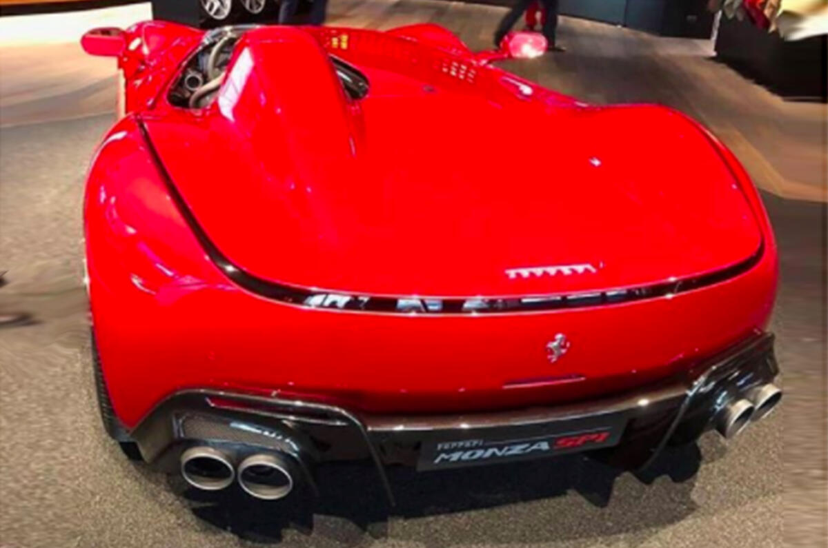 Ferrari Monza SP1 and SP2 leaked ahead of official premiere