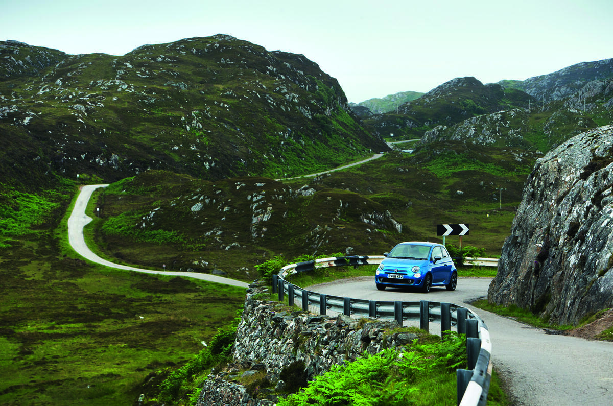 Fiat 500 at 60: road trip around Scotland's North Coast 500