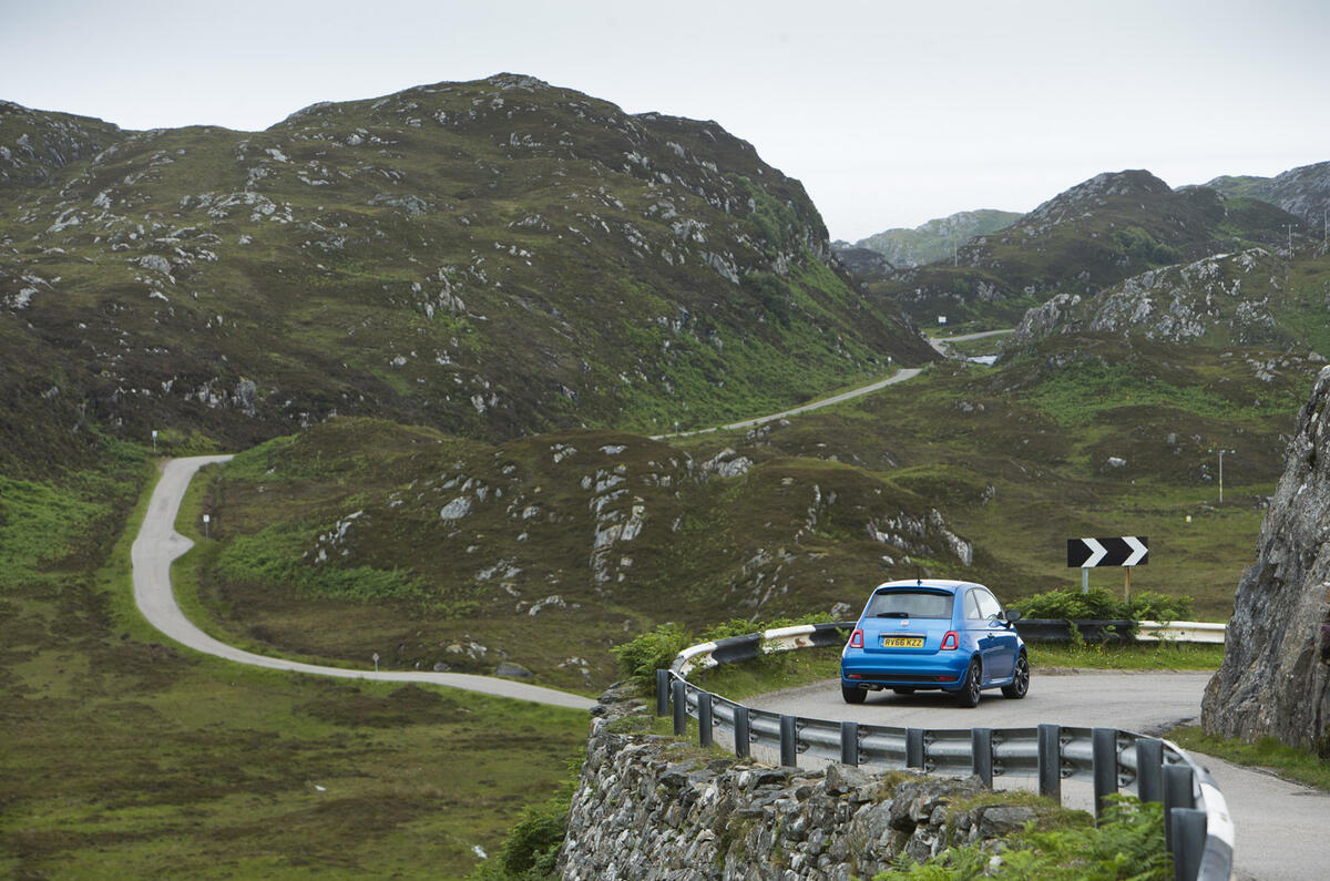 Fiat 500 at 60: road trip around Scotland's North Coast 500