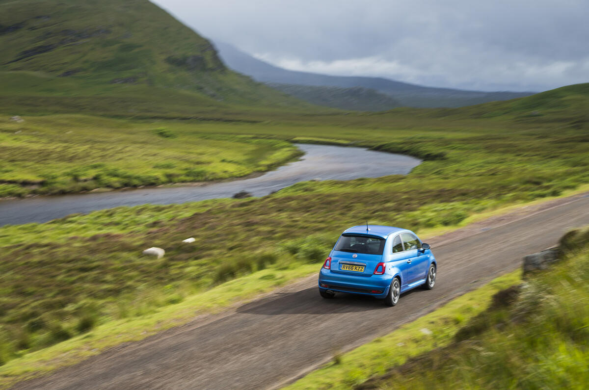 Fiat 500 at 60: road trip around Scotland's North Coast 500