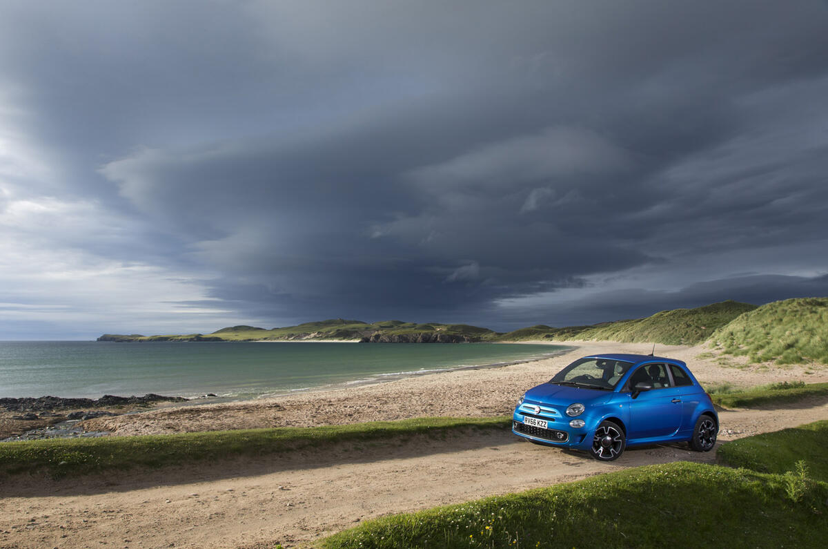 Fiat 500 at 60: road trip around Scotland's North Coast 500