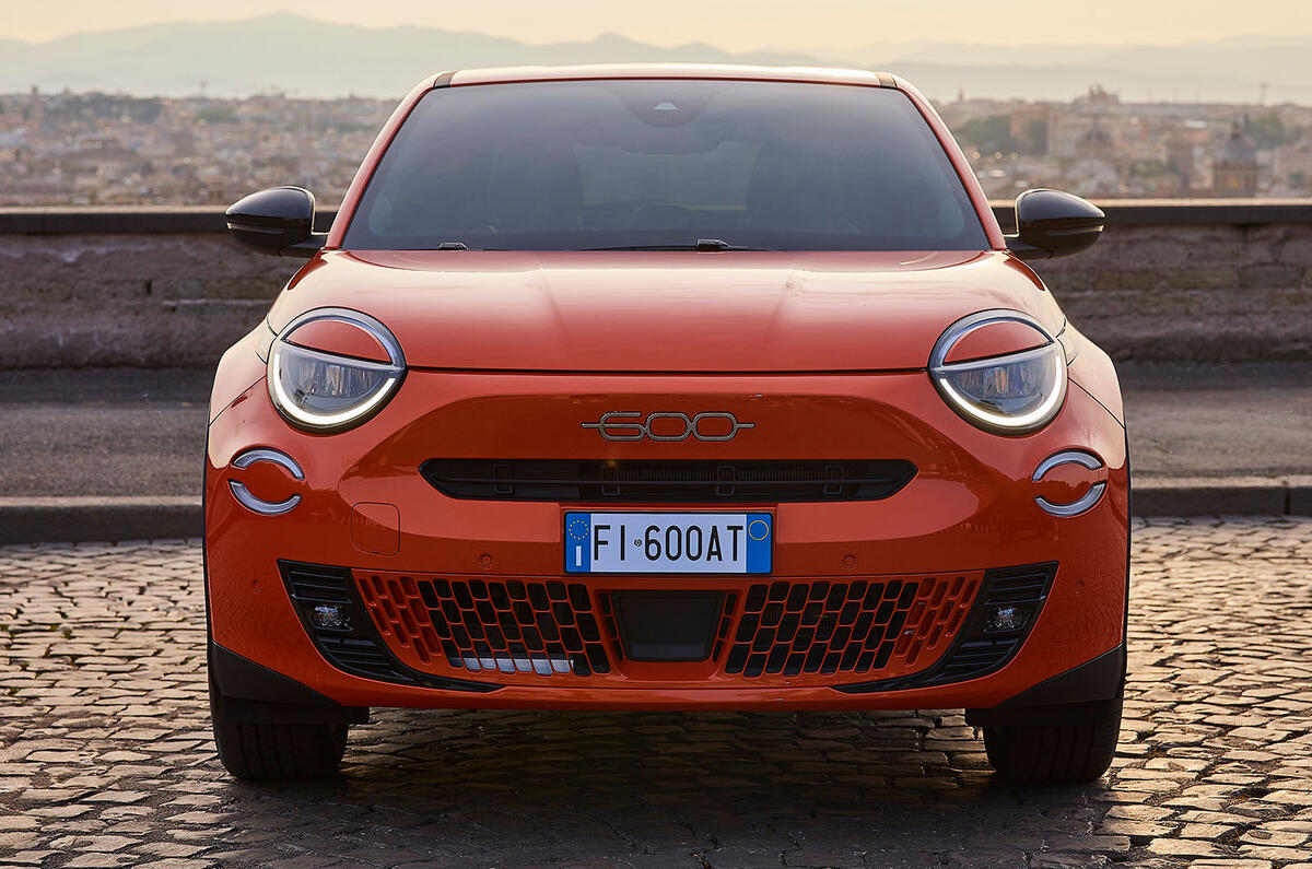 Fiat 600e front two Fiat 600e front two