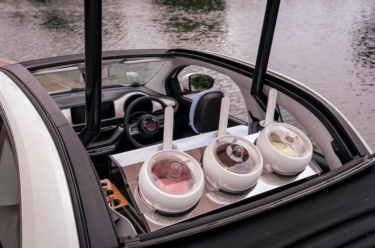 Fiat 500e Gelateria Edition ice cream