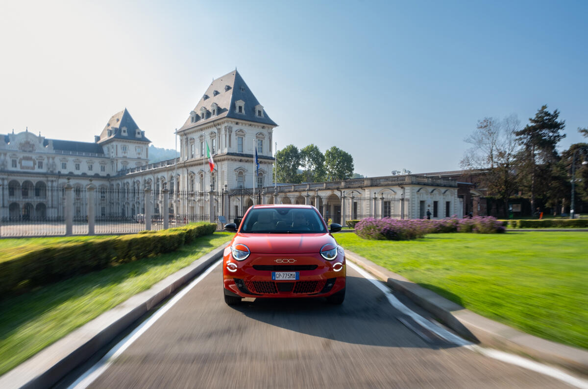 Fiat 600e from dustance Fiat 600e from dustance