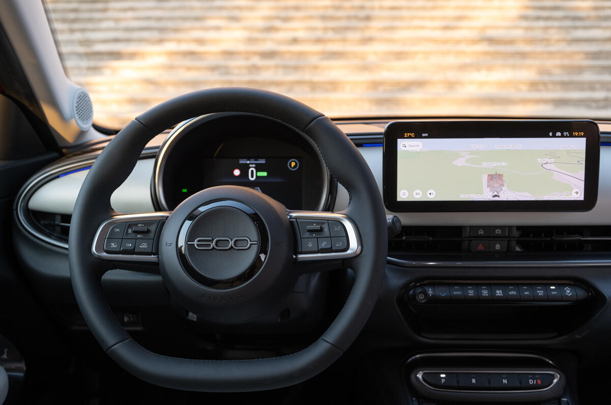 Fiat 600e steering wheel Fiat 600e steering wheel