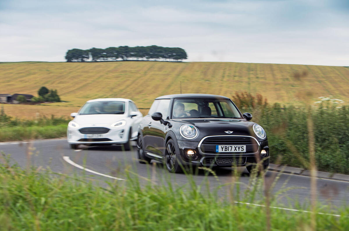 Ford Fiesta, Citröen C3, Kia Rio, Suzuki Swift, Renault Clio, Nissan Micra, Seat Ibiza, Mini One and Mazda 2