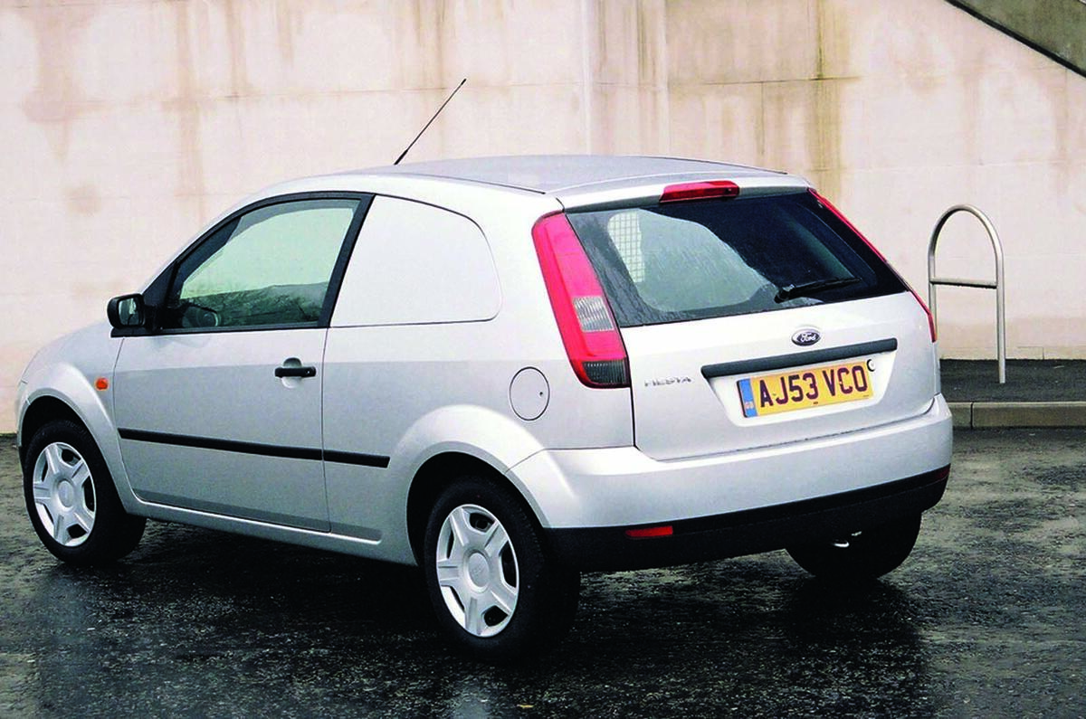 Ford Fiesta van - rear