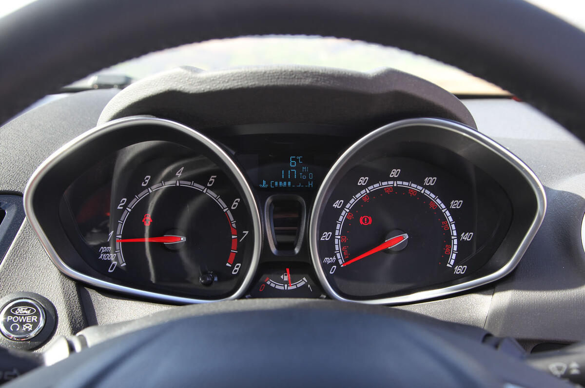 2012 Ford Fiesta ST road test - clocks