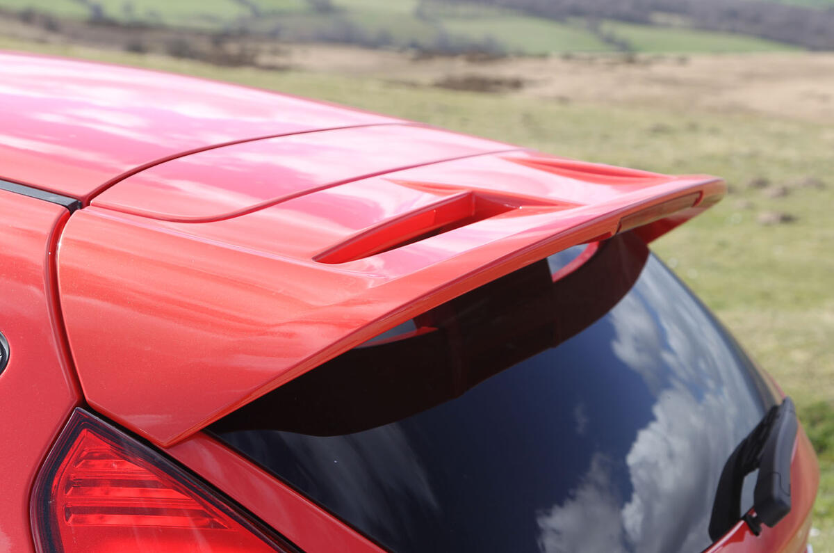 2012 Ford Fiesta ST road test - spoiler