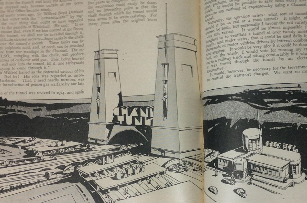 Autocar envisages the tunnel's entrance