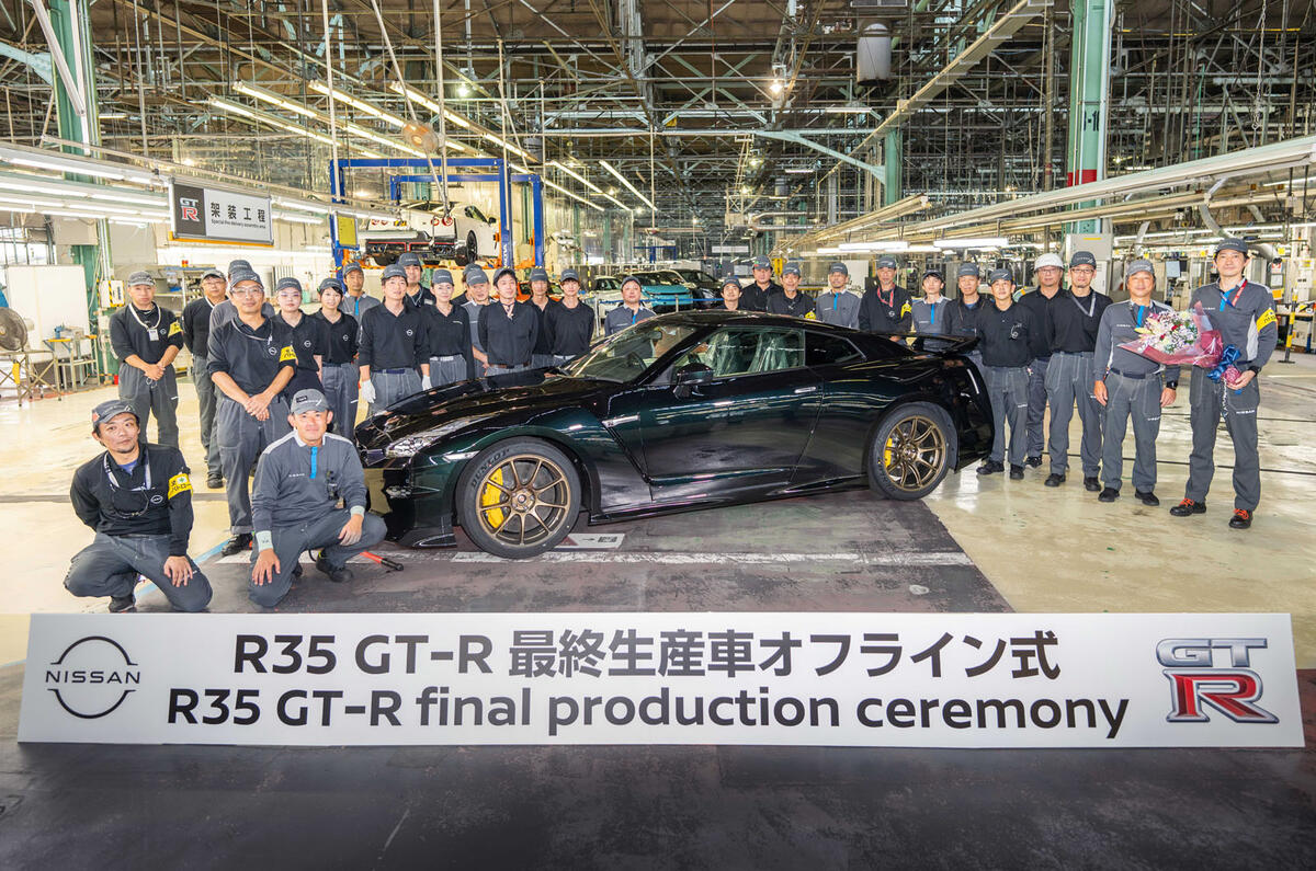 Final Nissan GT R ceremony Final Nissan GT R ceremony
