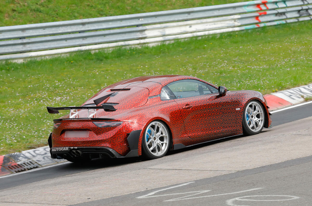 Final Alpine A110 rear cornering Final Alpine A110 rear cornering