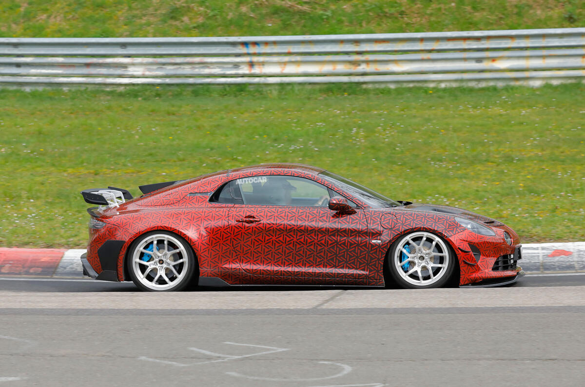 Final Alpine A110 side Final Alpine A110 side