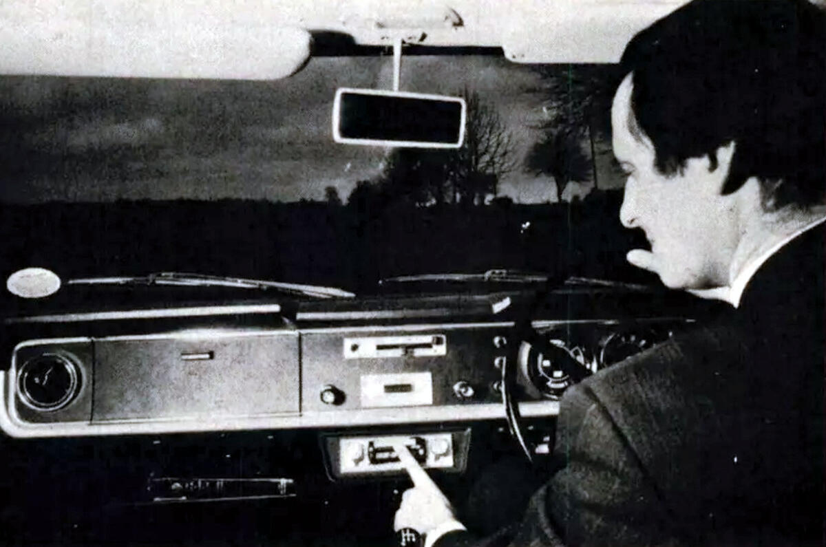 First ever car cassette player First ever car cassette player