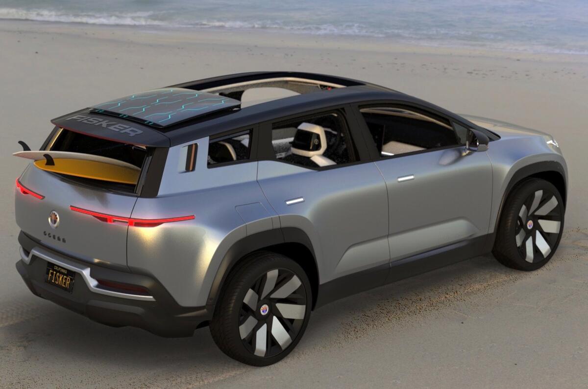 2020 Fisker Ocean rear