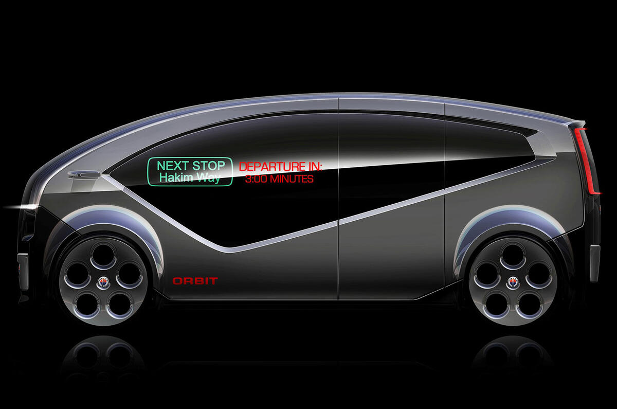 Fisker Orbit autonomous shuttle due on roads this year