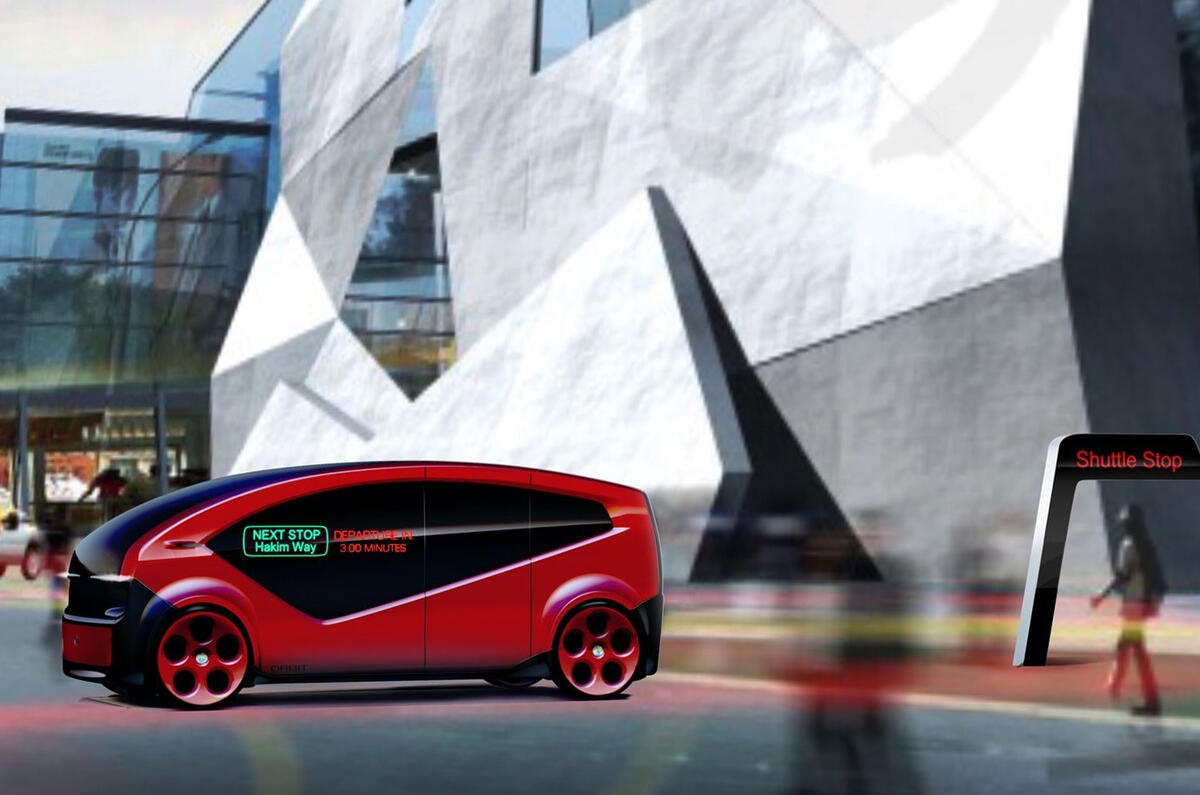 Fisker Orbit autonomous shuttle due on roads this year