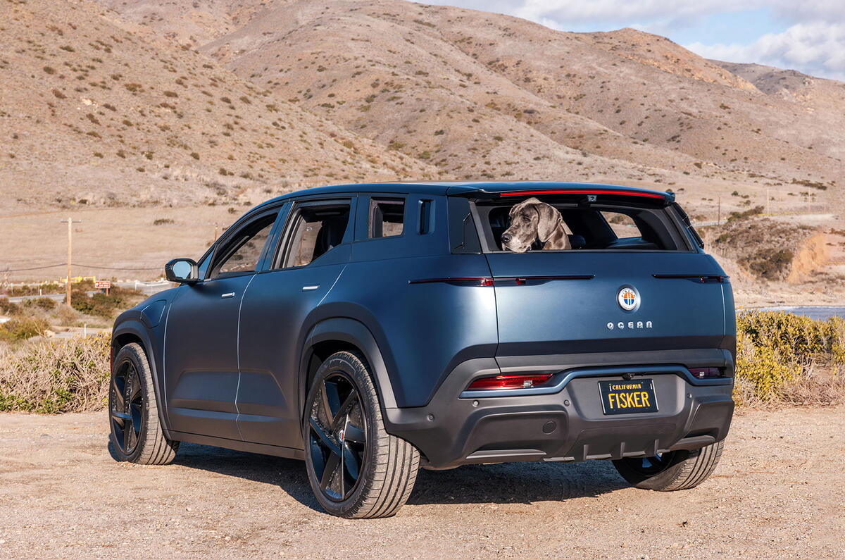 Fisker Ocean rear Fisker Ocean rear