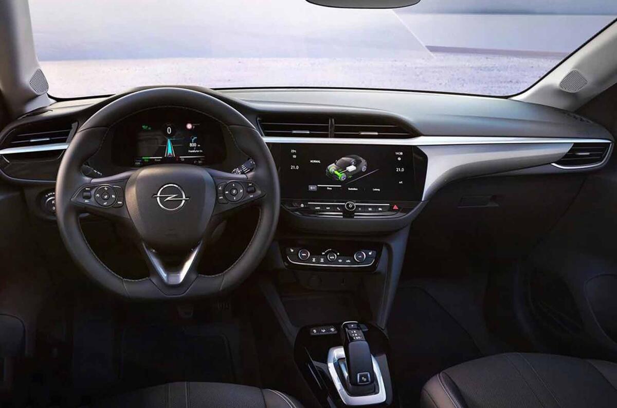 Vauxhall eCorsa interior leaked photo