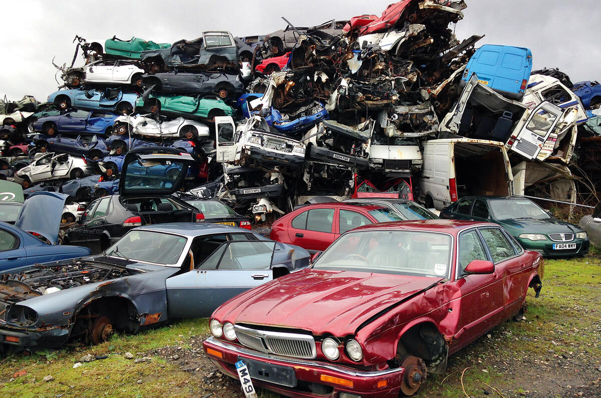 flood-damaged car