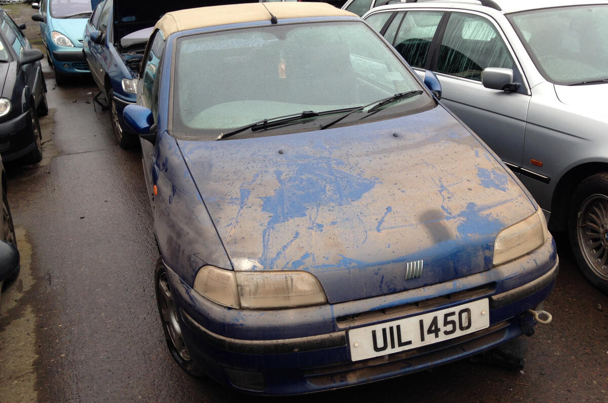 flood-damaged car
