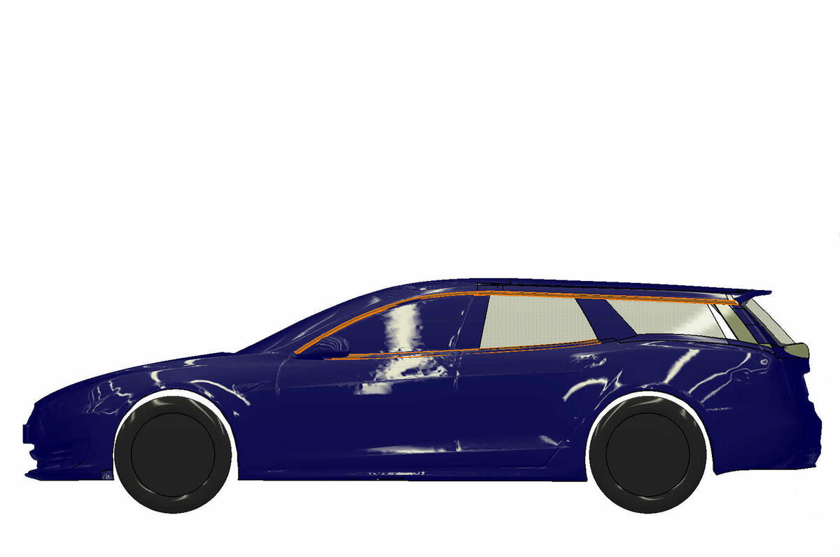 Tesla Model S estate in progress as coachbuilt one-off