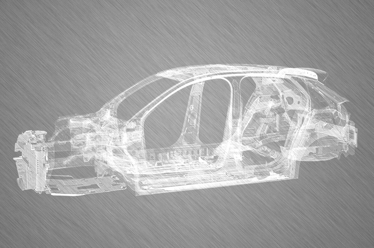 2020 Vauxhall Corsa bodyshell diagram