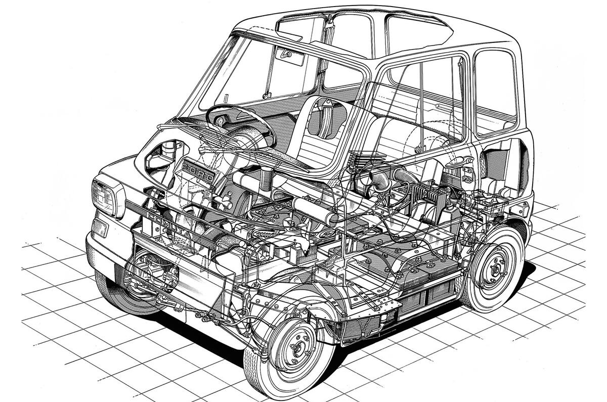 Ford Comuta cutaway diagram