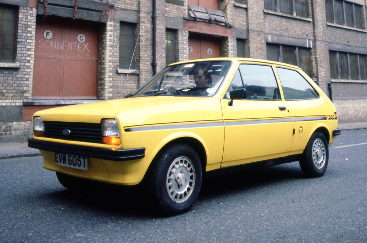 Ford Fiesta Mk1 front quarter static