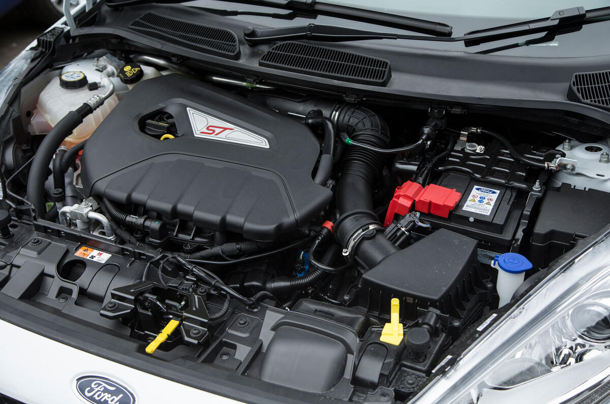 Ford Fiesta ST Mk7 engine detail Ford Fiesta ST Mk7 engine detail