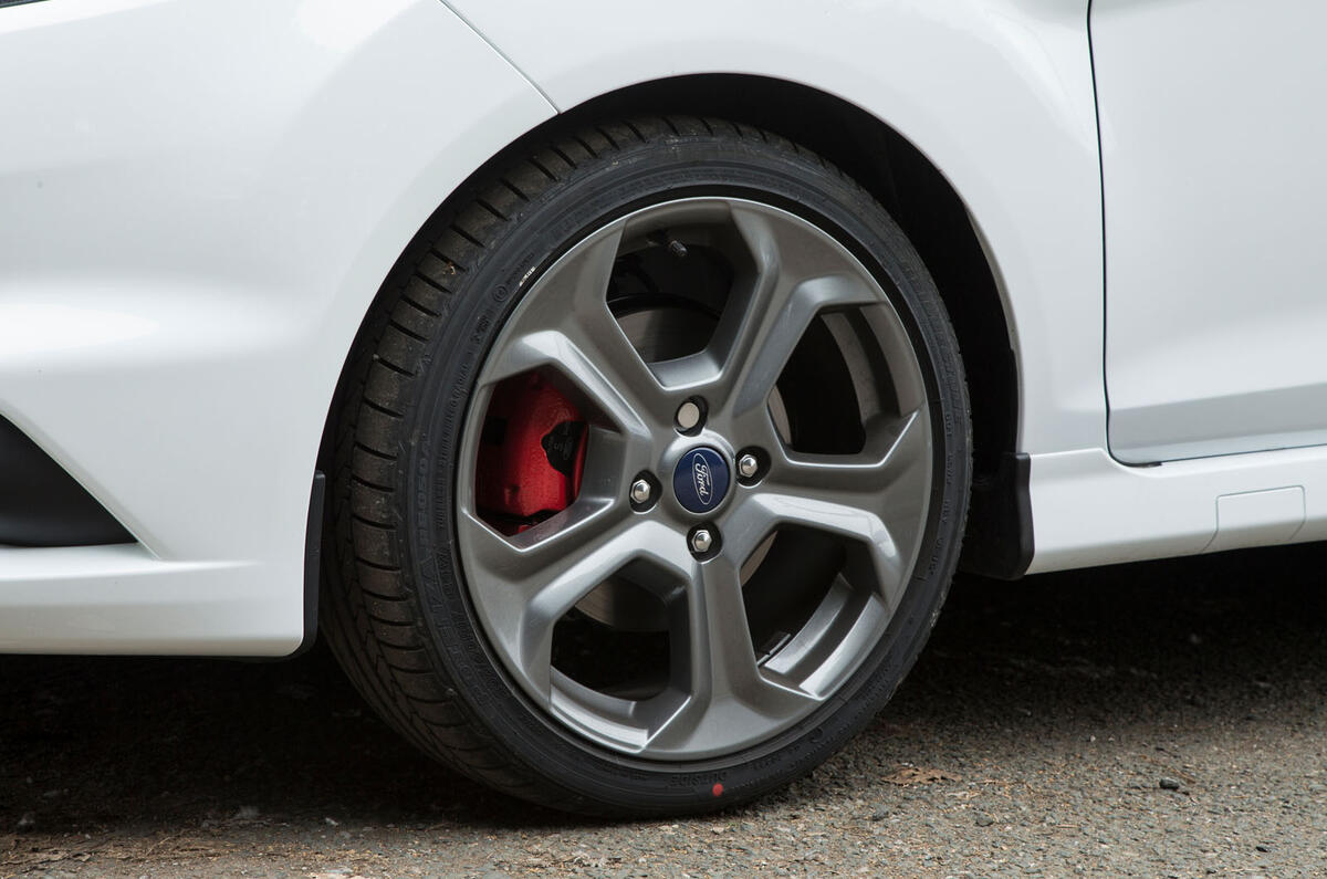 Ford Fiesta ST Mk7 wheel detail Ford Fiesta ST Mk7 wheel detail