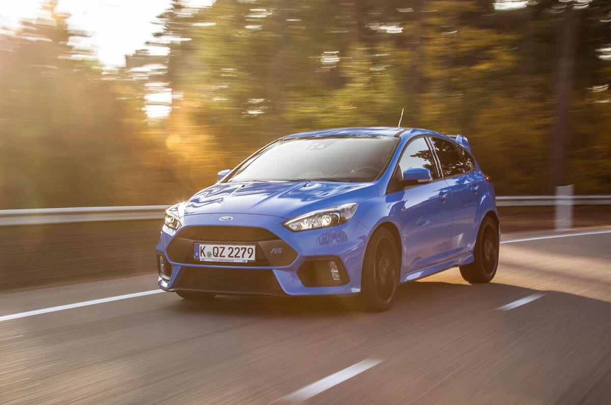 On the road Ford Focus RS