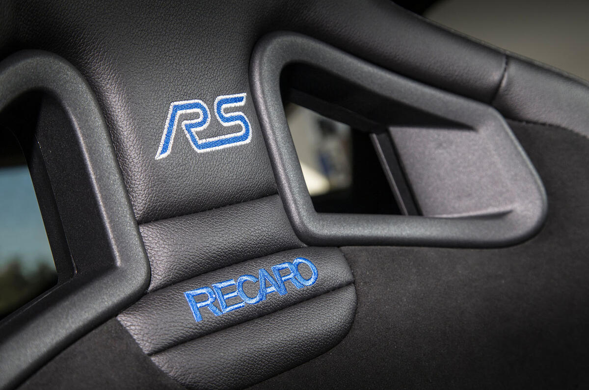 Ford Focus RS Recaro seats