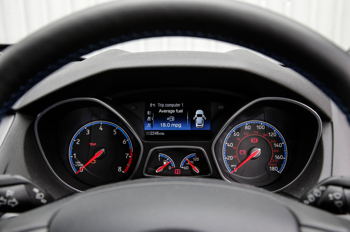 Ford Focus RS Mk3 instruments Ford Focus RS Mk3 instruments