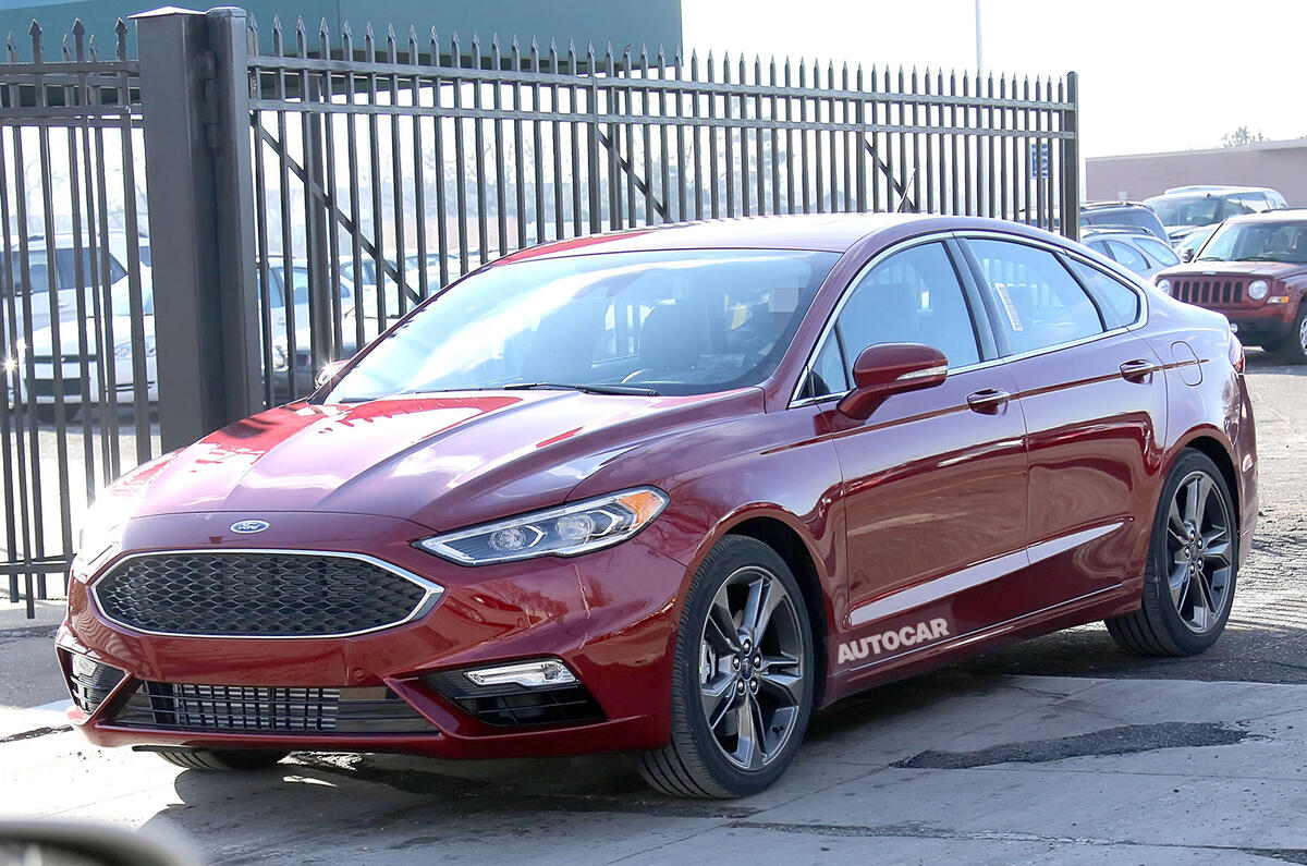 2017 Ford Fusion testing